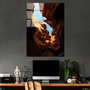 Wallity UV-131 Pintura Decorativa de Vidrio Templado Multicolor 70 x 100 cm